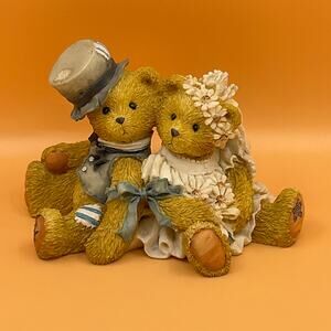 Cherished Teddies Robbie and Rachael Love Bears All Things 1992 Hamilton Gifts